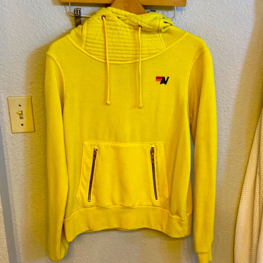 Aviator Nation yellow hoodie
